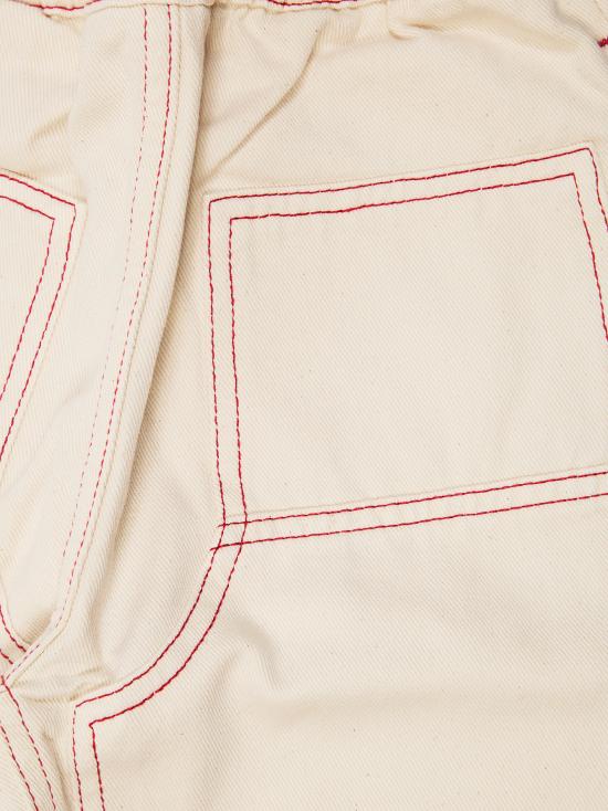 26SS [키즈] 보보쇼즈 스트레이트 팬츠 B126AC094 OFFWHITE BIANCO - BOBO CHOSES