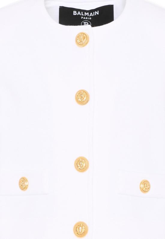 26SS [키즈] 발망 자켓 BY2B04 Z3183 100NE WHITE - BALMAIN