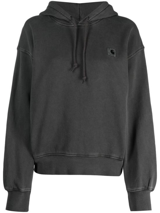 26SS 칼하트 WIP 후드 넬슨 스웨트셔츠 I032741 89GD Black