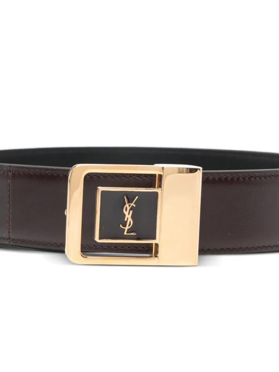 26SS 생로랑 라 66 벨트 스무스 레더 847812 AAB25 2596 CRISTA DK - SAINT LAURENT