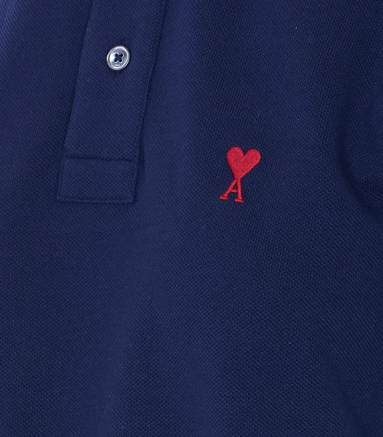 26SS 아미 알렉산드르 마티우시 폴로 티셔츠 BFUPL001 760430 Blue - AMI ALEXANDRE MATIUSSI