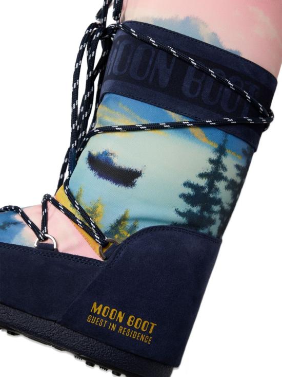  문부츠 부츠 80D1403090 F016 BLUE - MOON BOOT