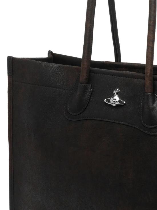 26SS 비비안웨스트우드 토트백 4D01000JU L00BKD402 BROWN - VIVIENNE WESTWOOD