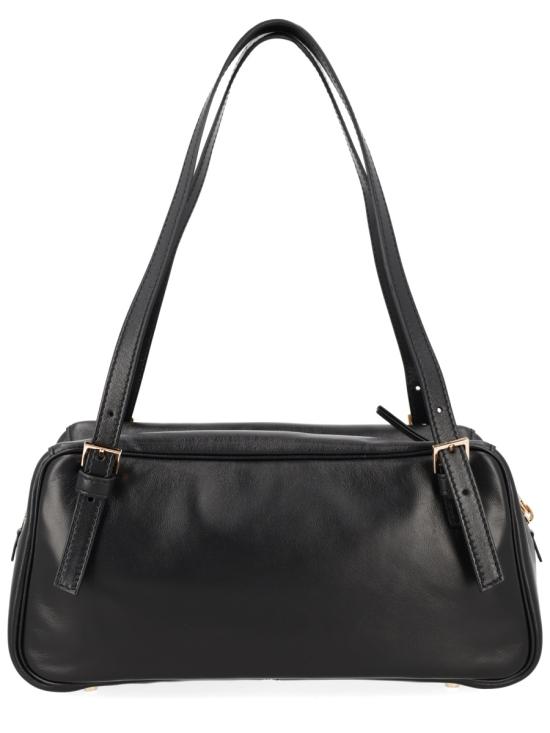 26SS 베르사체 VERSACE TAG 나파 라지 볼링백 1016428 1A131711B00V BLACK - VERSACE