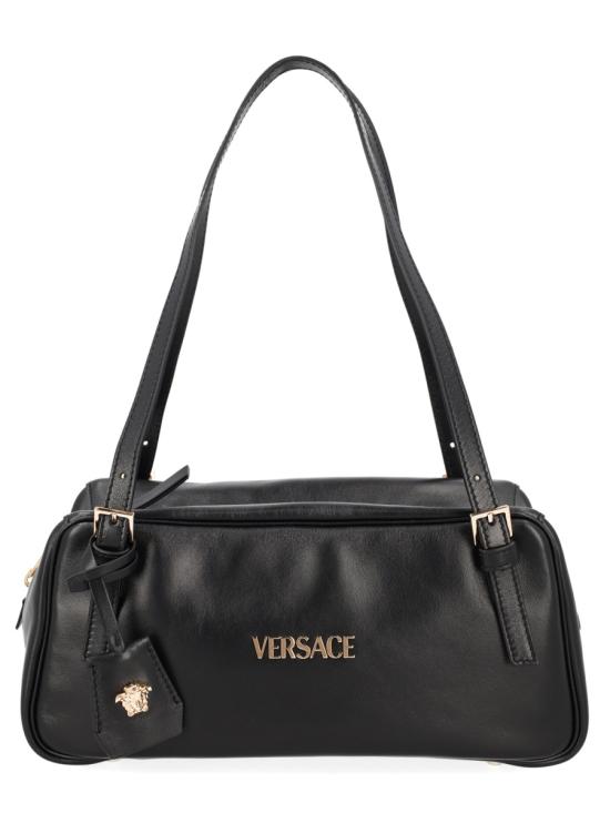 26SS 베르사체 VERSACE TAG 나파 라지 볼링백 1016428 1A131711B00V BLACK