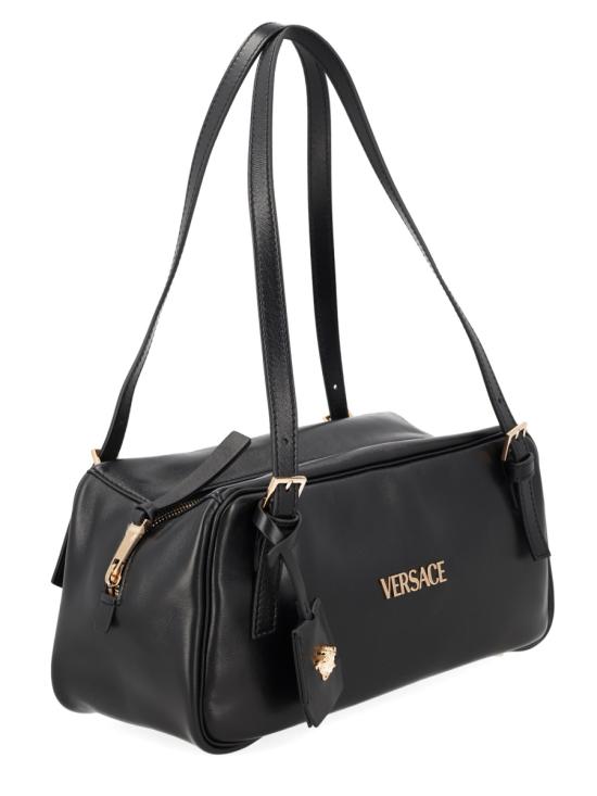 26SS 베르사체 VERSACE TAG 나파 라지 볼링백 1016428 1A131711B00V BLACK - VERSACE