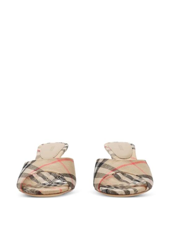 26SS 버버리 체크 뮤스 로우 샌들 8123076166247 B9368 SANDIPCHCK - BURBERRY