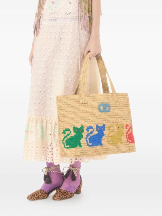 26SS 발렌티노 가라바니 토트백 8W2B0T04EQU MJ6 NATMULTIC - VALENTINO GARAVANI