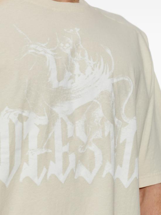 26SS 디젤 반팔 티셔츠 A229980WECP 141A BEIGE - DIESEL