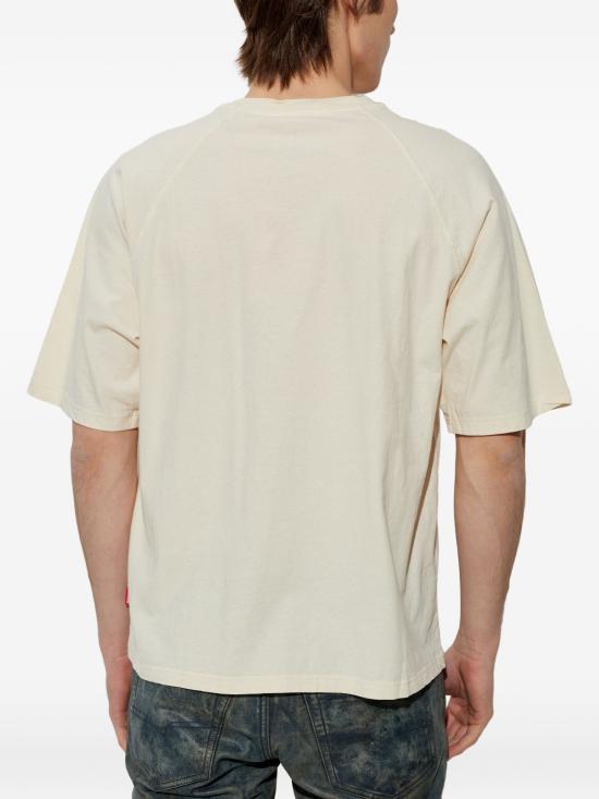 26SS 디젤 반팔 티셔츠 A229980WECP 141A BEIGE - DIESEL