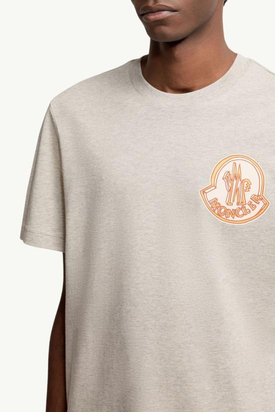 26SS 몽클레어 반팔 티셔츠 L10918C0003489B8U 979 LIGHTGREY - MONCLER