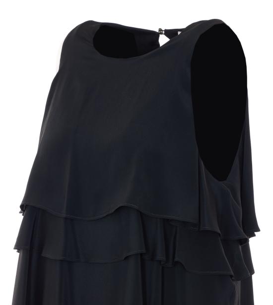 26SS 아미 알렉산드르 마티우시 미디 원피스 FDR642 AC0020001 Black - AMI ALEXANDRE MATIUSSI