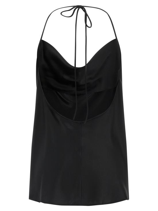 26SS 발렌티노 가라바니 이브닝 티셔츠 B0AEBS08M60NO Black - VALENTINO GARAVANI