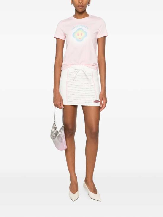 26SS 카사블랑카 반팔 티셔츠 WSP26JTS02001 PALE PINK JERSEY - CASABLANCA