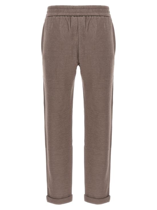 26SS 브루넬로 쿠치넬리 스트레이트 팬츠 MD828SB899C9141 Brown - BRUNELLO CUCINELLI