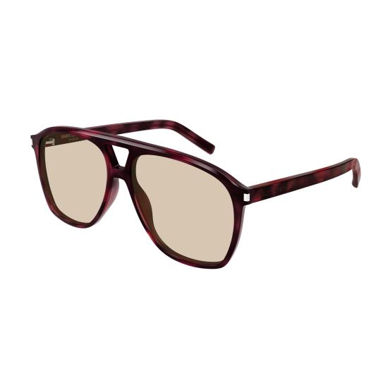 25FW 생로랑 선글라스 SL 596 DUNE 003 HAVANA HAVANA BROWN - SAINT LAURENT