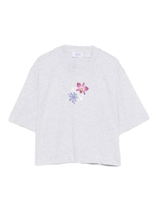 26SS 오프화이트 반팔 티셔츠 2AA090S26JER002W051 Grey