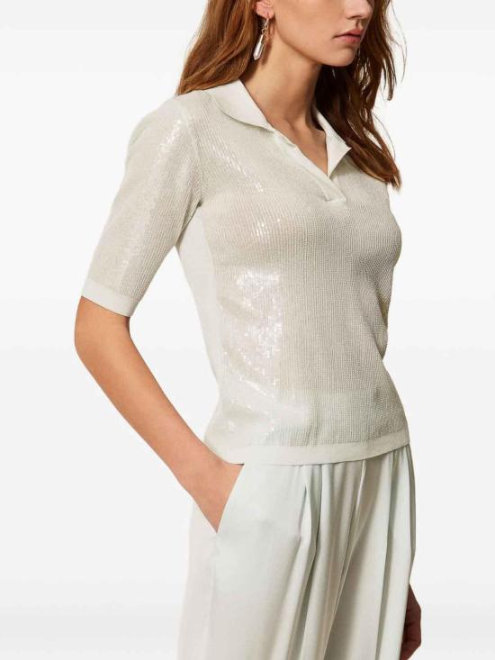 26SS 트윈셋 폴로 티셔츠 261TP330013162 Light Blue - TWINSET