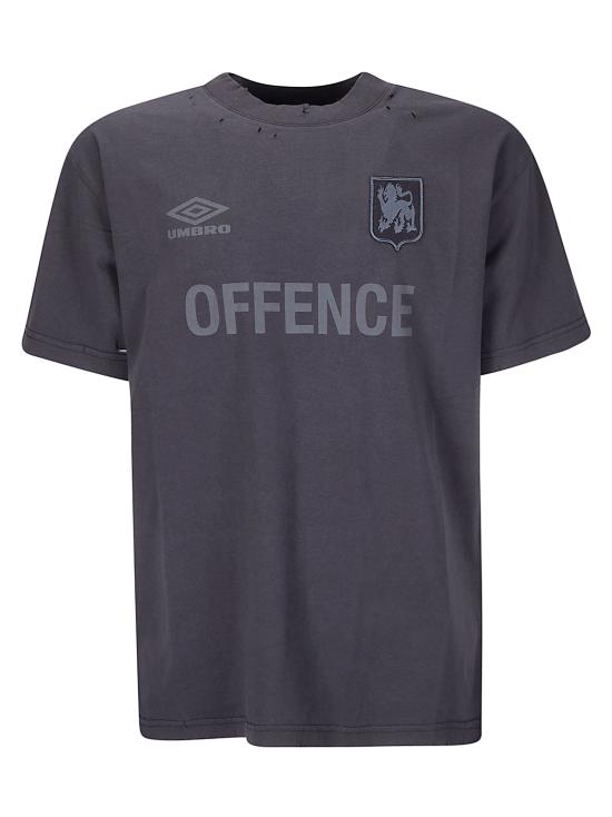 26SS 엄브로 반팔 티셔츠 UBMW0414JY128 BLK0020 Washed Black