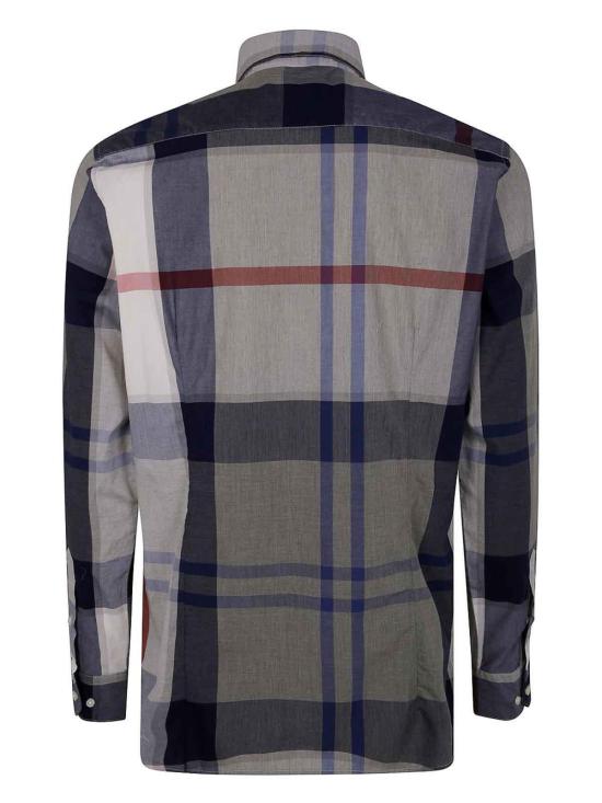 26SS 바버 긴팔 셔츠 MSH5071MSHTN40 Blue - BARBOUR