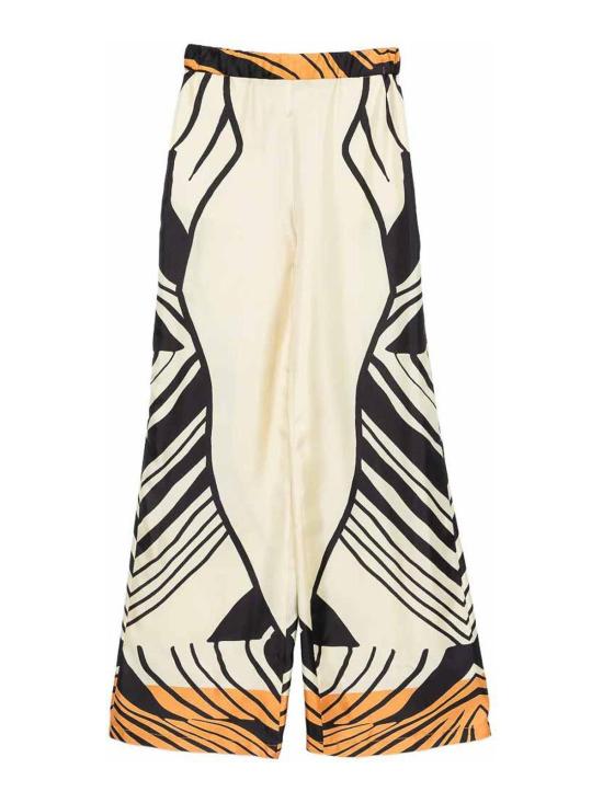 26SS 라쿠엘 디니즈 팔라초 팬츠 9L00003NSS00200070301A Black