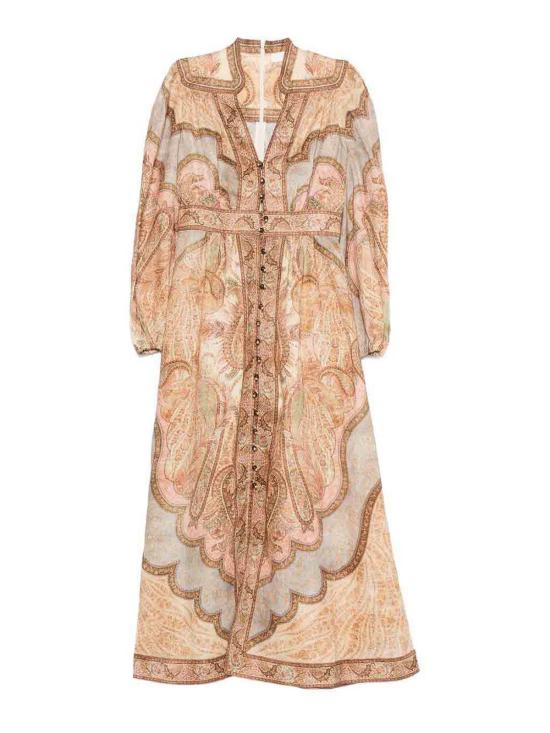 26SS 짐머만 롱 원피스 5753DRS262TPML Multicolour