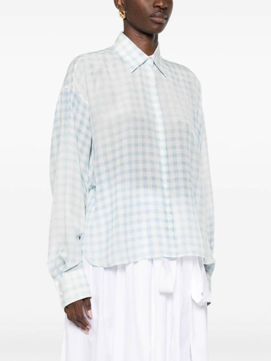 26SS 에르마노 설비노 셔츠 D482K348WCFS4816 Light Blue - ERMANNO SCERVINO