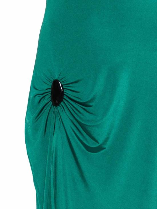 26SS 라쿠엘 디니즈 미디 스커트 5L03173MUV000100000602 Green - RAQUEL DINIZ