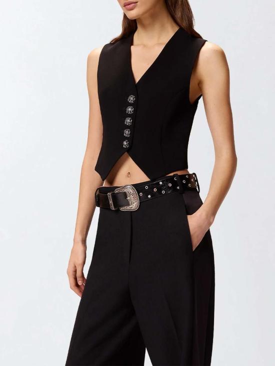 26SS 핑코 베스트 106593A2Q2Z99 Black - PINKO