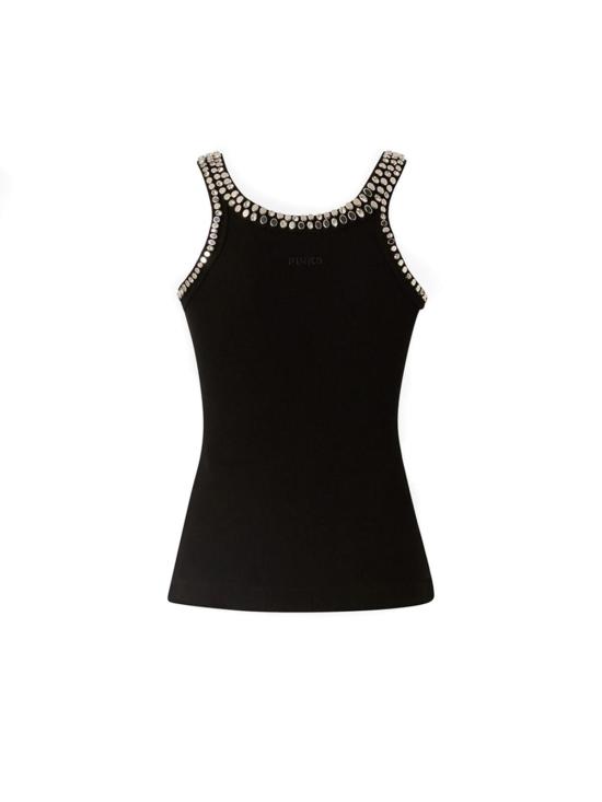 26SS 핑코 민소매 티셔츠 104109A35YZ99 Black - PINKO