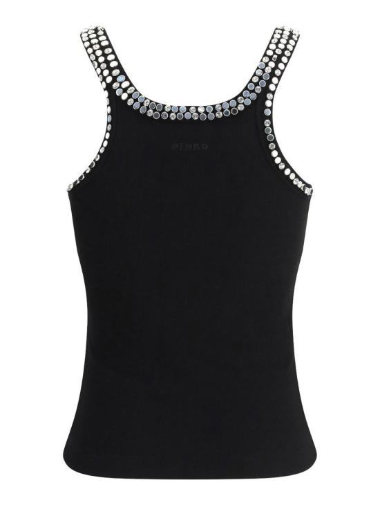 26SS 핑코 민소매 티셔츠 104109A35YZ99 Black - PINKO