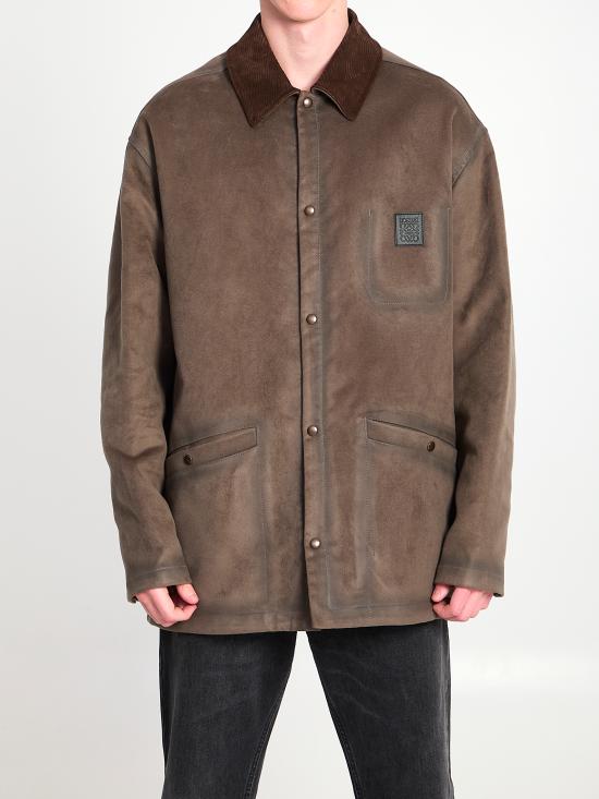 26SS 로에베 긴팔 셔츠 H526Y02WDO BROWN