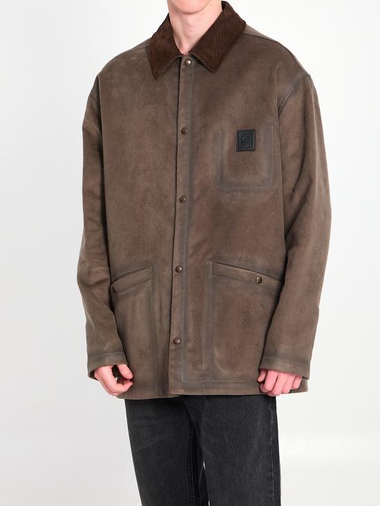 26SS 로에베 긴팔 셔츠 H526Y02WDO BROWN - LOEWE