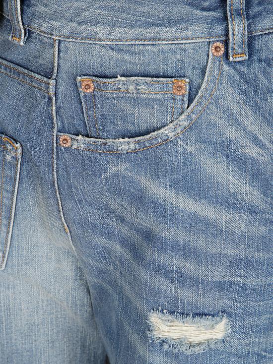 26SS MM6 메종마르지엘라 Twist 와이드레그 진 S52LA0243M30016 961 MEDIUM BLUE - MM6 MAISON MARGIELA