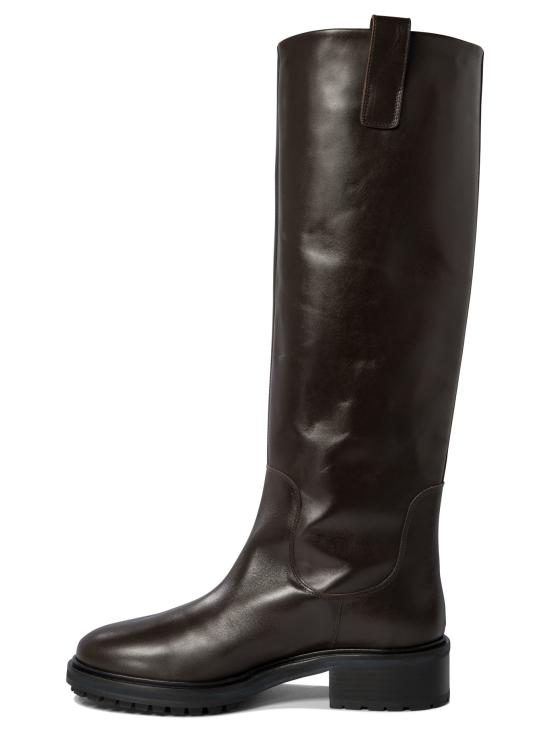 26FW 에이드 부츠 HENRYCALF LEATHERMOKA Brown - AEYDE