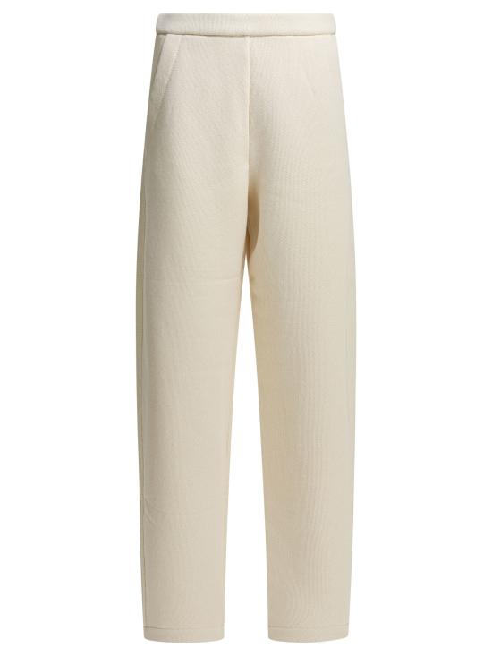 26SS 막스마라 스트레이트 팬츠 2611781038600MXPDENTE001 White