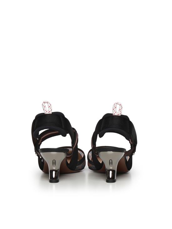 26SS 펜디 콜리브리 테크 메쉬 미디움 힐 슬링백 8J6716 A2D7F1OTR BROWN - FENDI