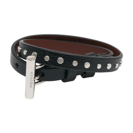 26SS 알렉산더 맥퀸 브레이슬릿 8134721HAAA1000 black