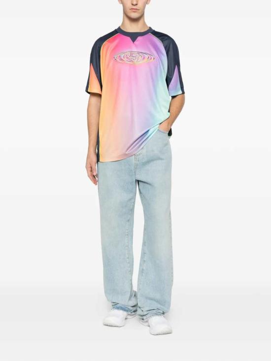 26SS 카사블랑카 반팔 티셔츠 MSP26JTP35301 BIRDSEYE MESH - CASABLANCA