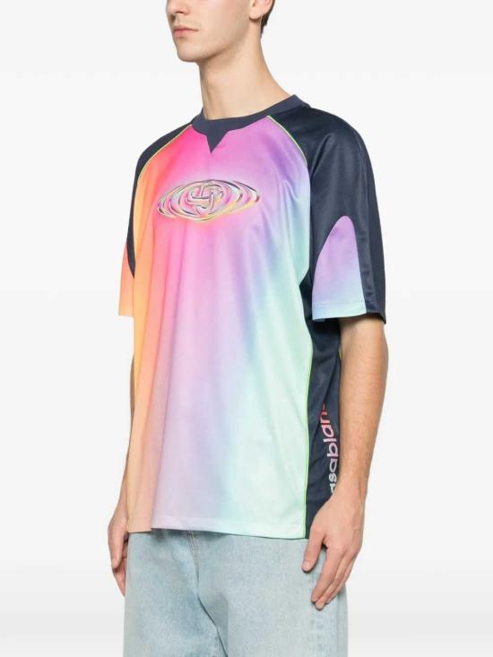 26SS 카사블랑카 반팔 티셔츠 MSP26JTP35301 BIRDSEYE MESH - CASABLANCA