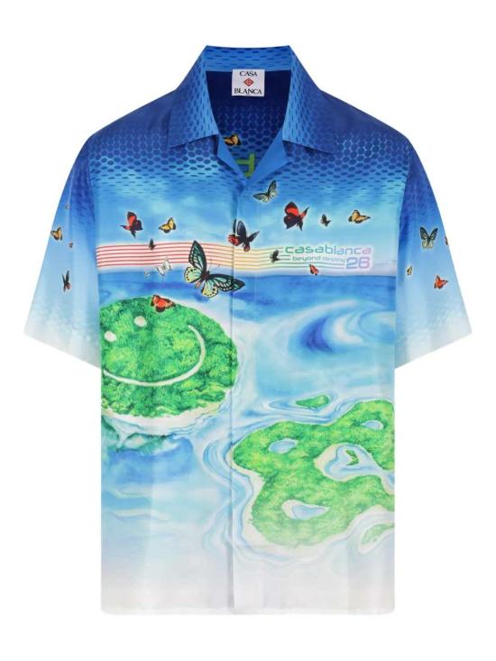 26SS 카사블랑카 긴팔 셔츠 MSP26SH00302 SILK TWILL