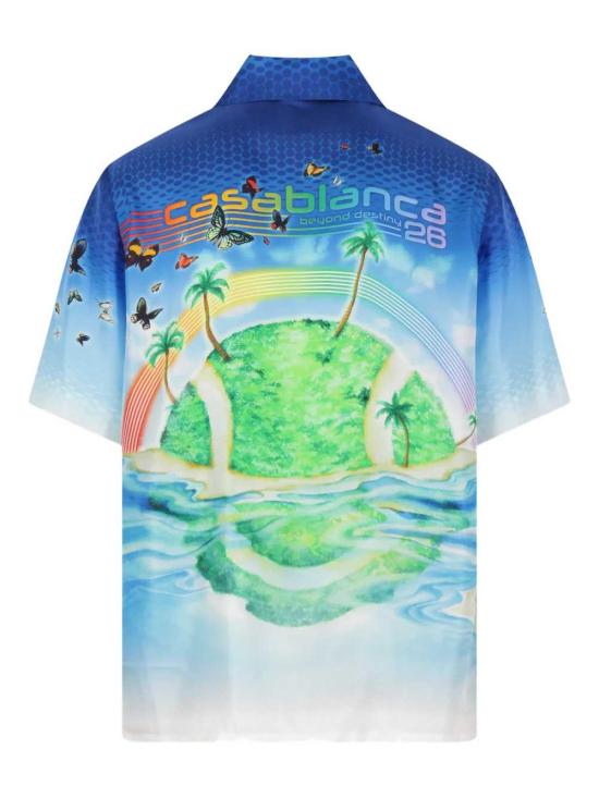 26SS 카사블랑카 긴팔 셔츠 MSP26SH00302 SILK TWILL - CASABLANCA