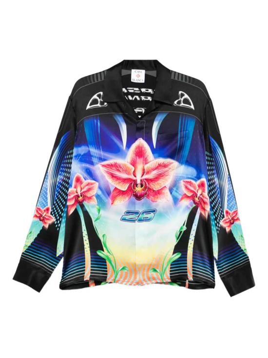 26SS 카사블랑카 긴팔 셔츠 MSP26SH00602 SILK SATIN