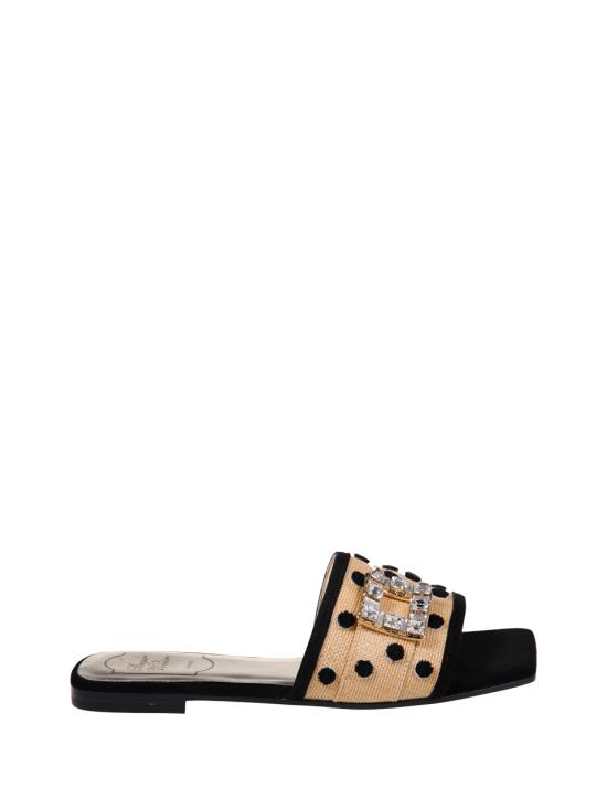 26SS 로저비비에 뮬/슬리퍼 RVW74744860NZ9 1N76 C013 CREMA CHIARO B999 NERO