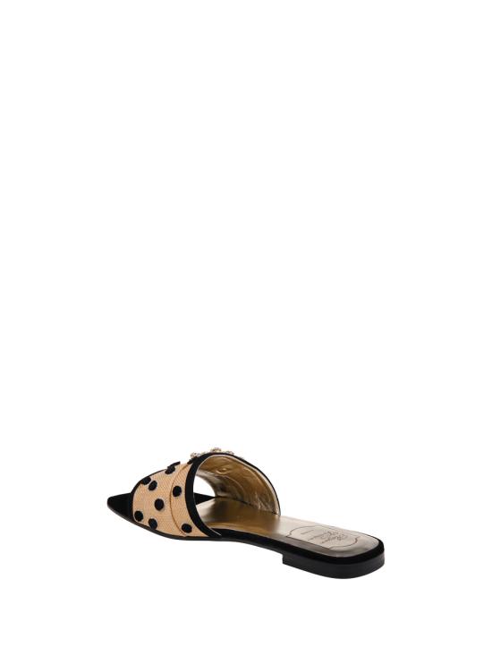 26SS 로저비비에 뮬/슬리퍼 RVW74744860NZ9 1N76 C013 CREMA CHIARO B999 NERO - ROGER VIVIER