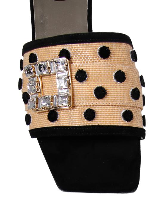 26SS 로저비비에 뮬/슬리퍼 RVW74744860NZ9 1N76 C013 CREMA CHIARO B999 NERO - ROGER VIVIER