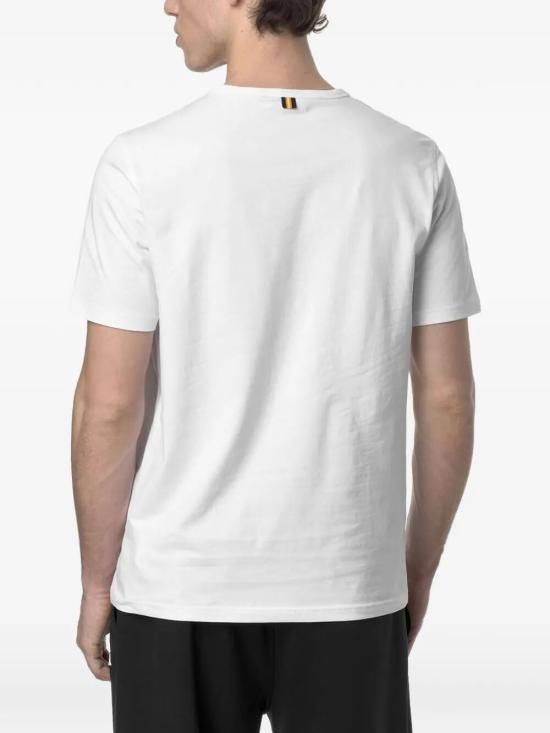 25SS 까웨 반팔 티셔츠 K71349W 001 WHITE - K-WAY