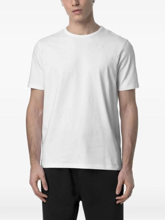 25SS 까웨 반팔 티셔츠 K71349W 001 WHITE - K-WAY