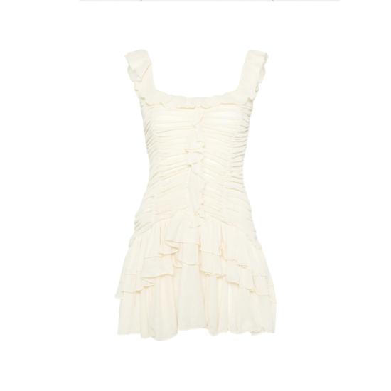 26SS 시에드레스 숏 원피스 WRS26DR10 GEMMA ECRU NEUTRALS