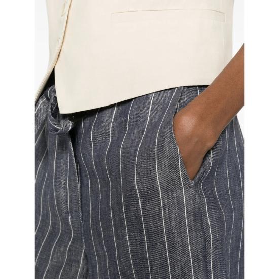 26SS 에스막스마라 스트레이트 팬츠 SMMCRESTA 243 001 BLUE WHITE - 'S MAX MARA